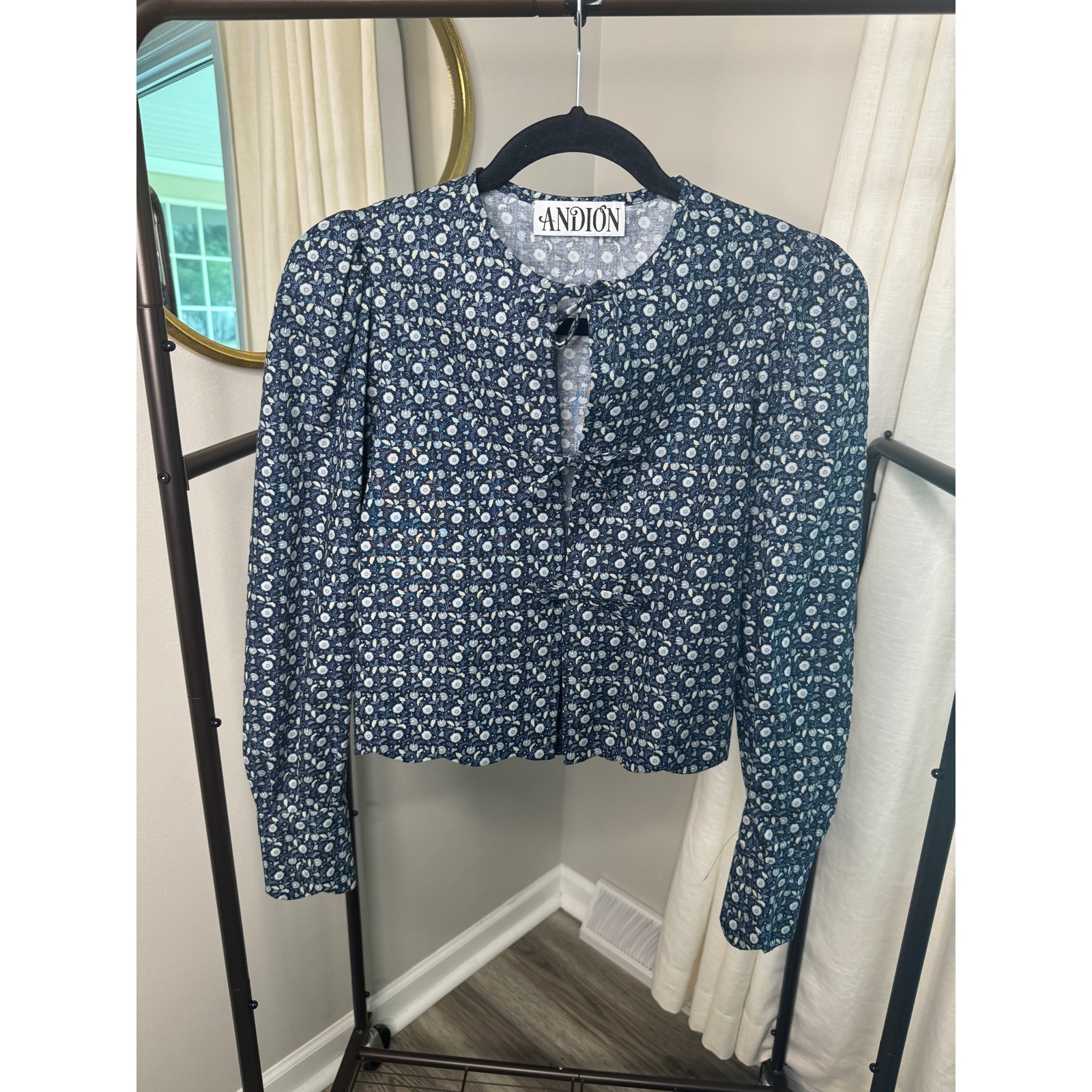 Andion Barbra Jacket Blouse Size S Small